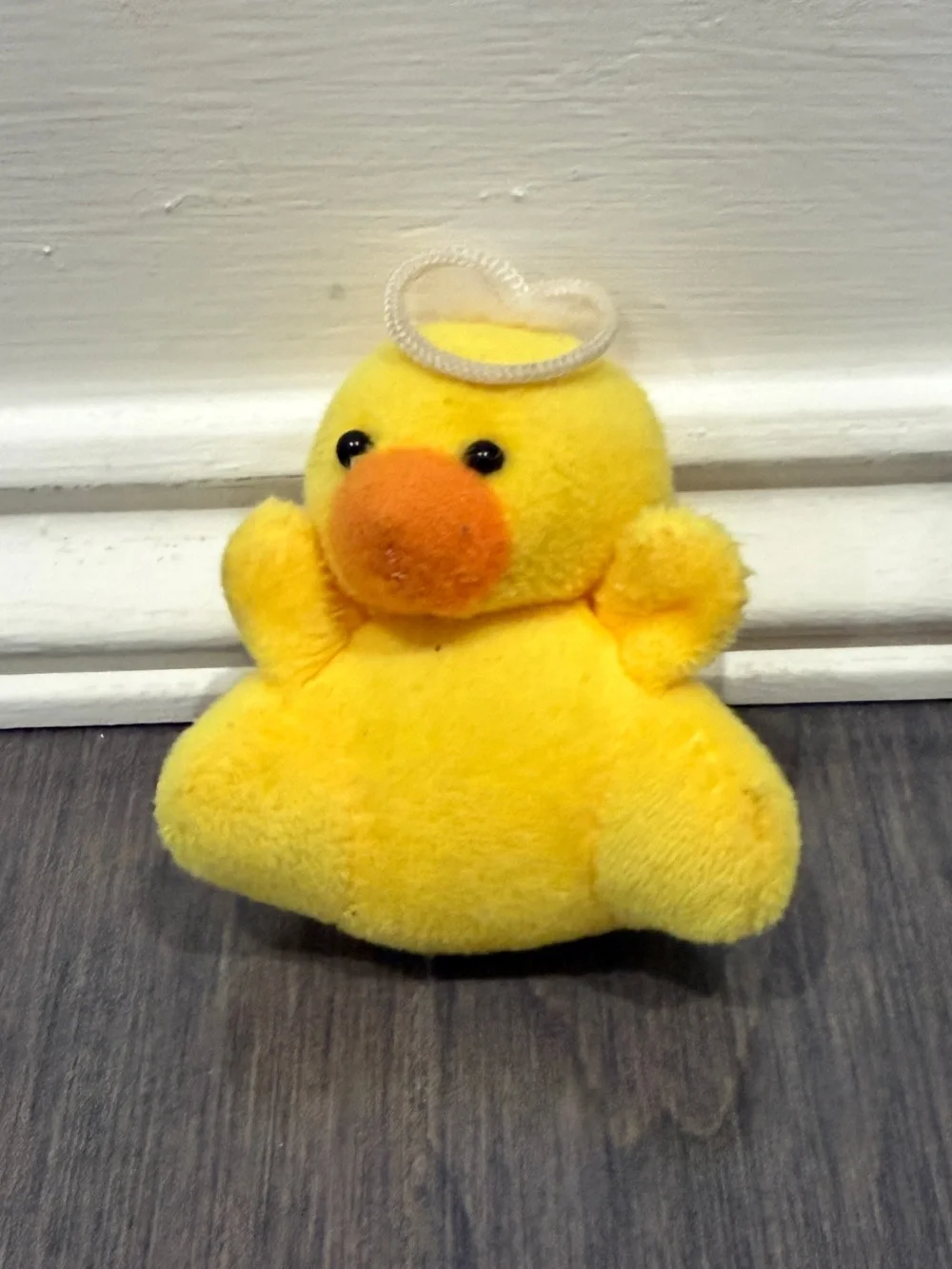 NWOT 2” in Yellow Plush Duck with Orange Beak Stuffed Animal